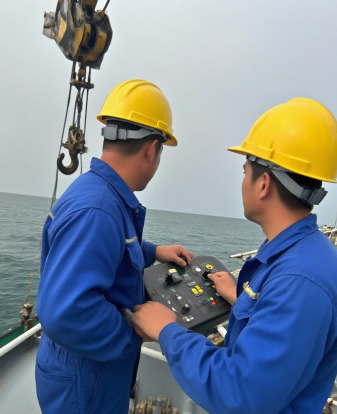 遙控器在船用吊機(jī)行業(yè)的應(yīng)用